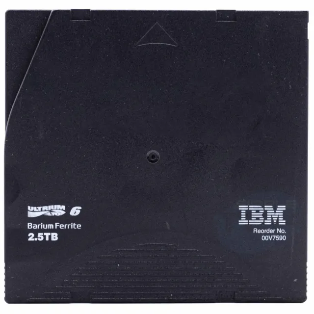 IBM 00v7590 Cartridge Data Date Cartridge 2,5tb/6,25tb Lto Ultrium 6 Barium_