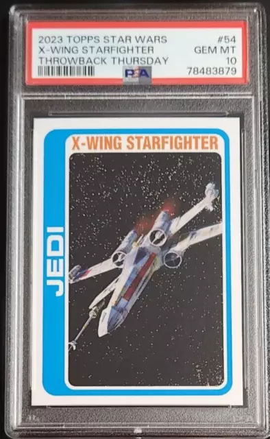 X-Wing Starfighter 2023 Topps Throwback Thursday Star Wars #54 PSA 10 GEM MT