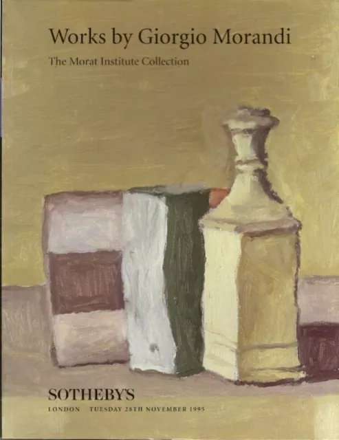 F SOTHEBY’S Italian Art Giorgio Morandi Morat Collection Auction Catalog 1995