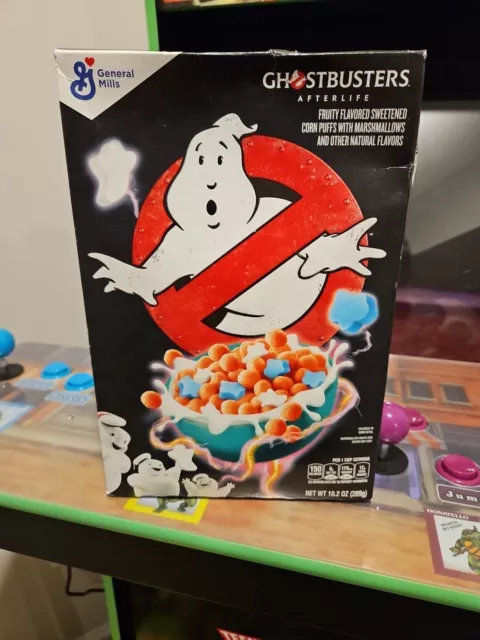 Ghostbusters Afterlife Cereal General Mills Fruity Corn Puffs & Marshmallows