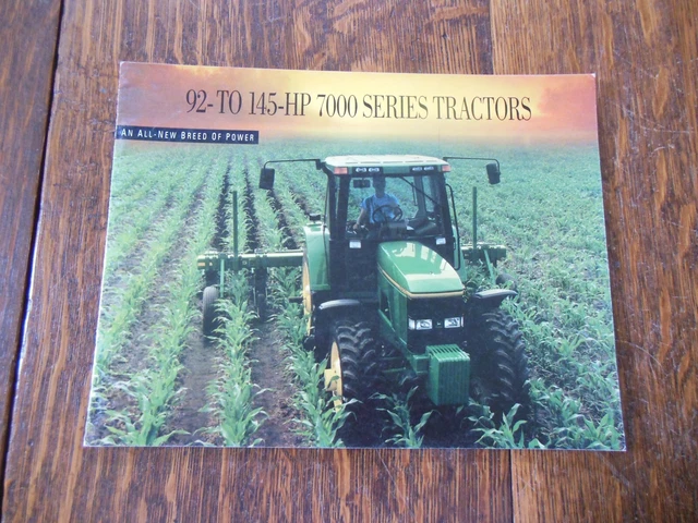 Vintage 1993 John Deere 92- to 145-HP 7000 Series Tractors Brochure