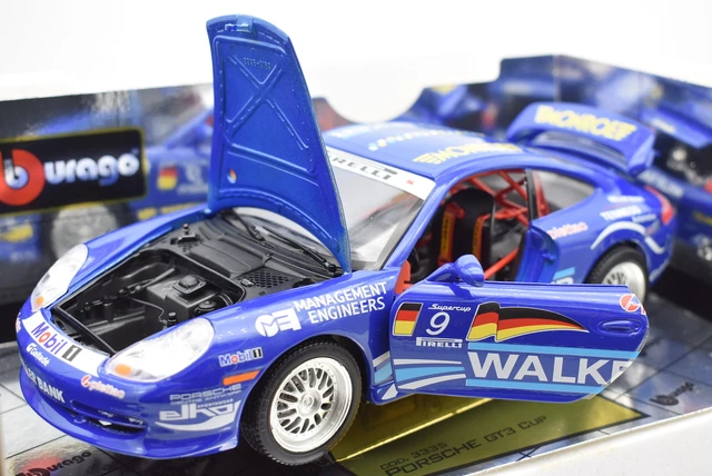 Porsche GT3 Cup Miniature Burago - Échelle 1/18 - Neuve Sous Blister