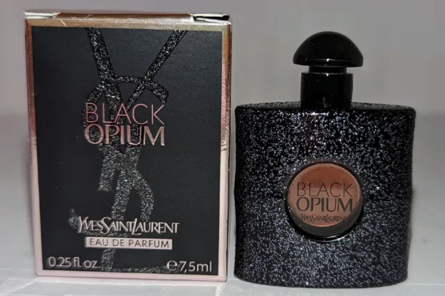 NEW In Box Unopened YSL Black Opium Deluxe Mini Eau de Parfum 7.5mL Perfume 🖤