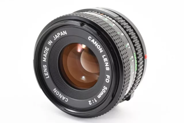 『Mint』 Canon New FD NFD 50mm f/2 Lente estándar Lente con montura FD de...