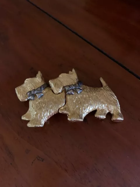 Vintage Scottie Dog Scottish Terrier Dog Belt Buckle Talbots