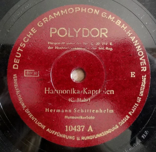 HERMANN SCHITTENHELM Harmonika Kapriolen Mein Accordeon... /10