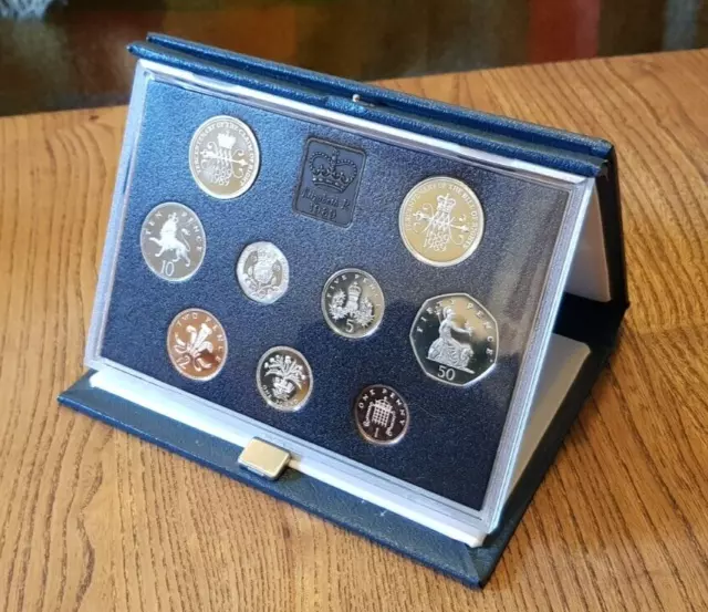 1989 Royal Mint Proof Coin Set - inc Claim & Bill of rights £2 coins