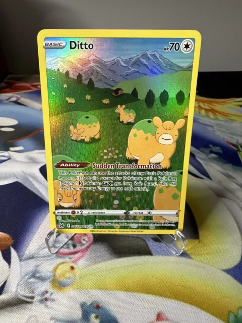 Pokémon TCG Ditto Crown Zenith - Galarian Gallery GG22/GG70 Holo Ultra  Rare, NM