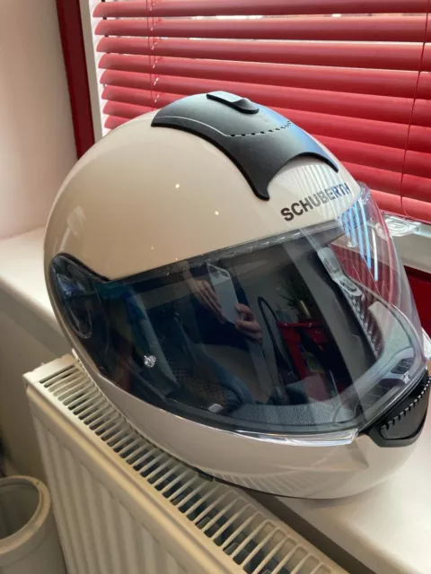 Flip-front Helmet Schuberth C3 Basic with intercom SC10U SRC - White