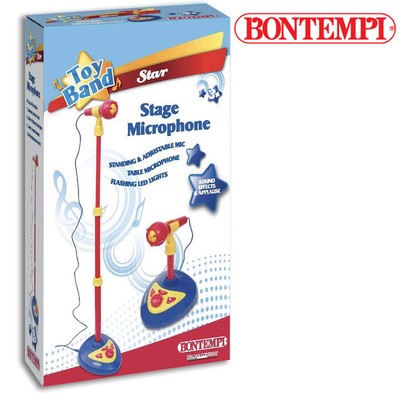 Bontempi MICROFONO CON ASTA REGOLABILE STRUMENTI MUSICALI BONTEMPI 562010 