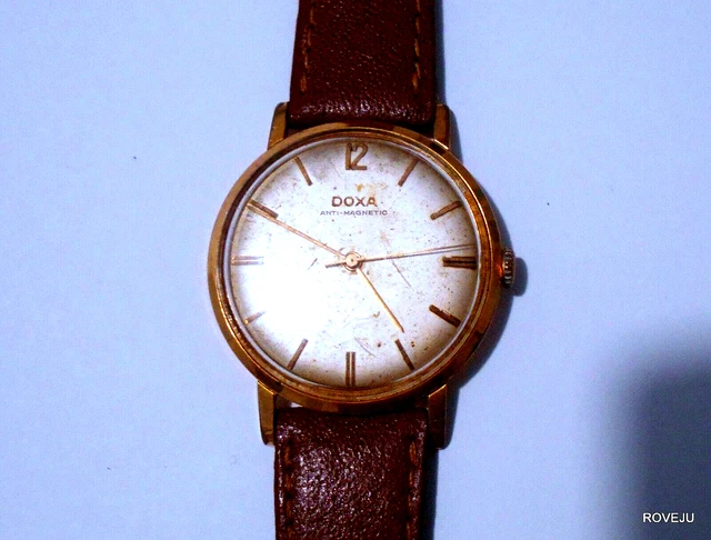 Montre Mécanique Vintage PORTA, Mouvement Suisse ETA 1080 Des Années 1950 - Fonctionne Parfaitement