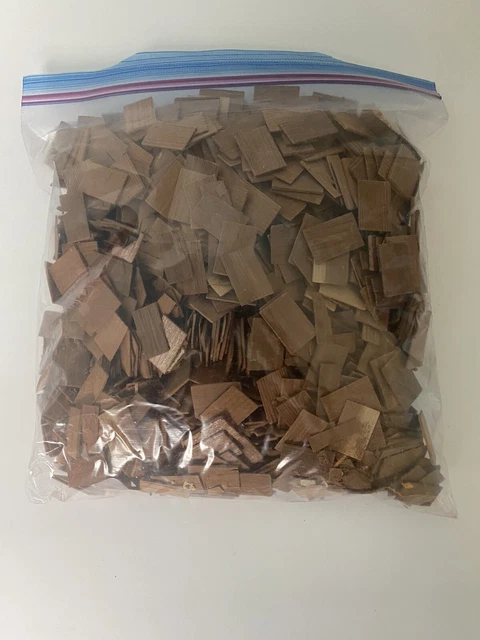 Doll House CEDAR SHAKE SHINGLES 100’s pcs  Material Wood Roofing Craft Project