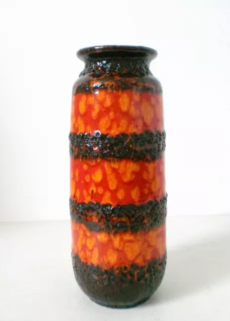 60s Scheurich Vase „206“ Keramik west german lava ceramic céramique annees 60