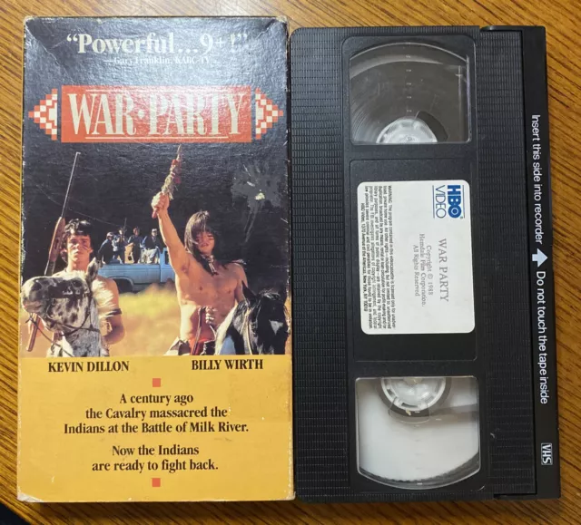 War Party (VHS, 1995) Kevin Dillon Billy Wirth RARE