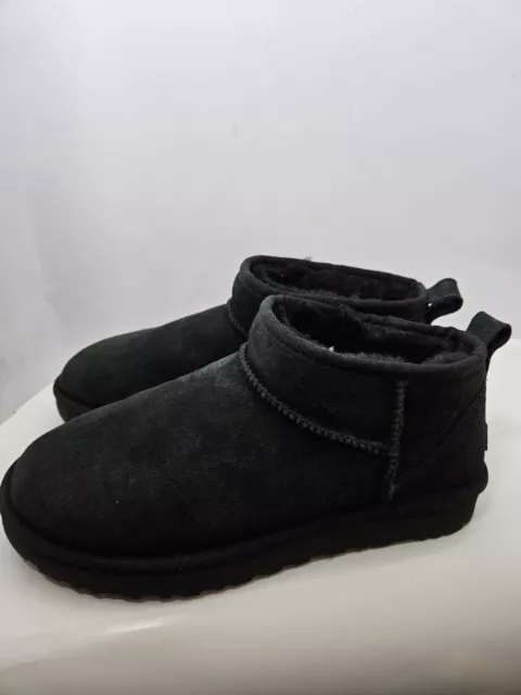 UGG CLASSIC ULTRA Mini Bling Women Boots Suede Black Us 9 /Uk 5 /Eu 40 ...