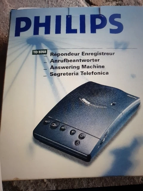 Répondeur (1986-1992) Philips type TD 9362/19R – depanetout