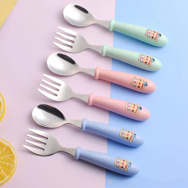 Fork Baby Gadgets Baby Tableware Set Infant Food Feeding Toddler Dinnerware