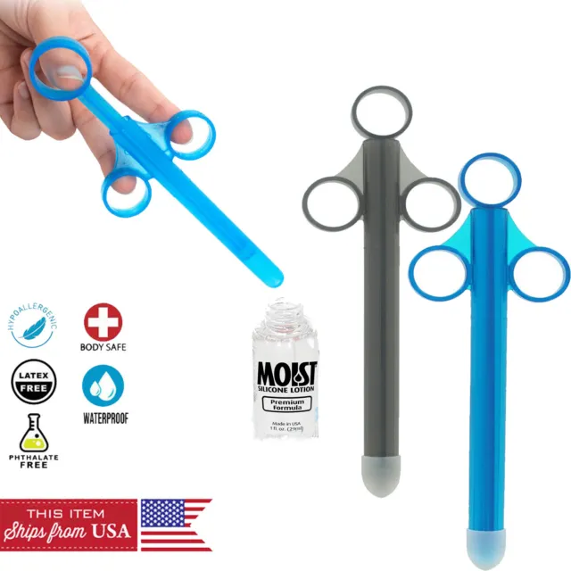 Easy Lubricant Applicator Anal/Vaginal Shooter Injector Syringe Squirts Lube USA
