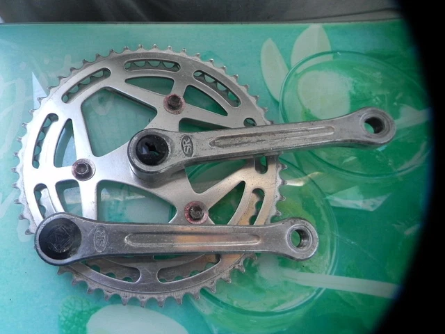 Pédalier SR custom 118mm manivelle 170mm ... - Troc Vélo
