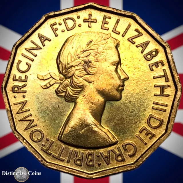 Great Britain 1953 Proof Three Pence GB2519