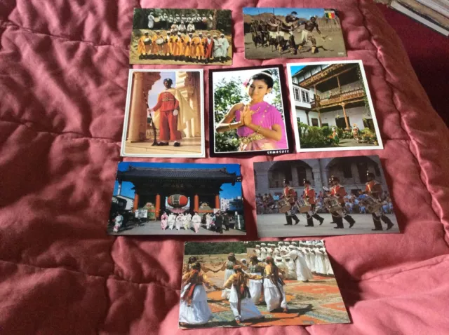 Lot de 8 CARTES  POSTALE ancienne