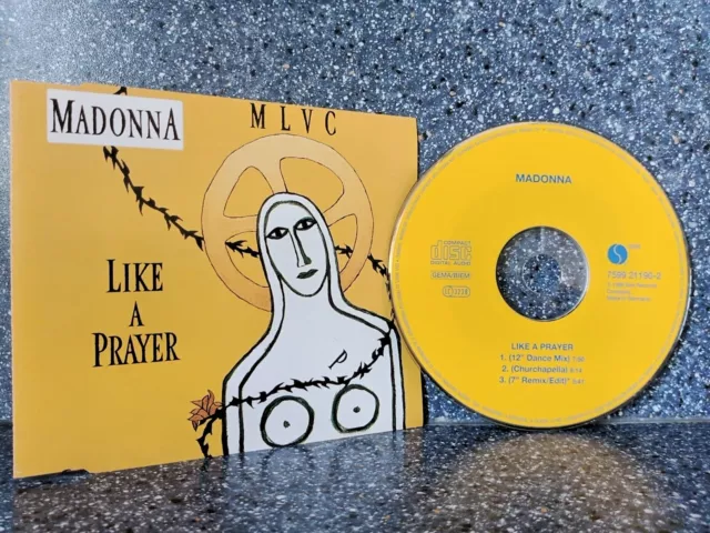 Madonna Like A Prayer Part 2 Yellow Cd Maxi Single Germany Remixes