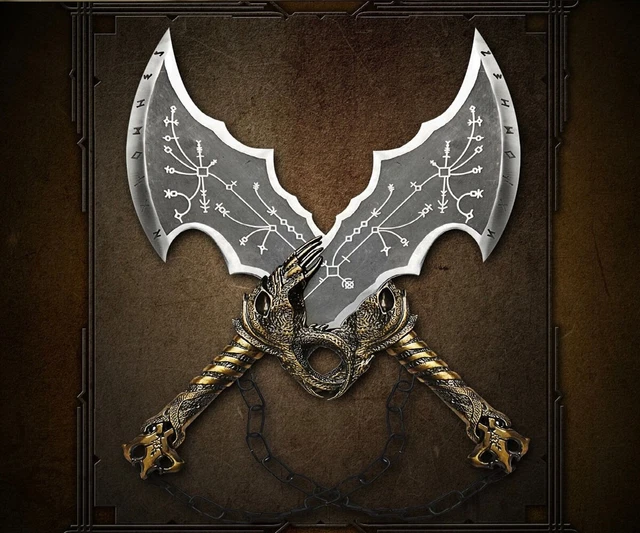 Espadas De Kratos Blades Of Chaos – Prop De Cosplay 45 Cm, Goma Suave, Para Halloween Y Eventos