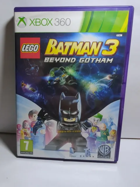 XBOX 360 | LEGO BATMAN 3 Beyond Gotham | Microsoft Gam No Manual Tested Free Pos
