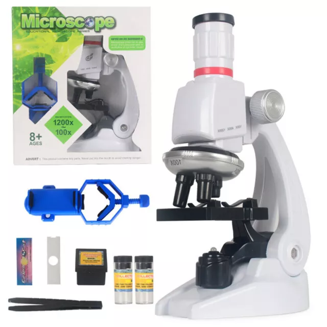 Elenco EDU-23703 5-in-1 100x-1200x Deluxe Microscope Kit —