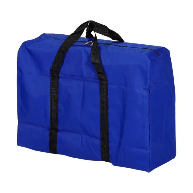 Stoccaggio Borsa con Cerniere,40L Capacità Pieghevole Pesante Trasloco Borsa,Blu