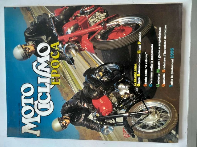 Motociclismo D'epoca Anno 1995 Gilera Saturno Moto Guzzi Falcone