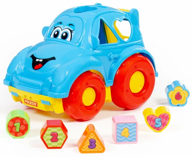 Polesie Sortierspiel Würfel Mit Stecksteinen – Lernspielzeug Für Kinder Ab 12 Monaten