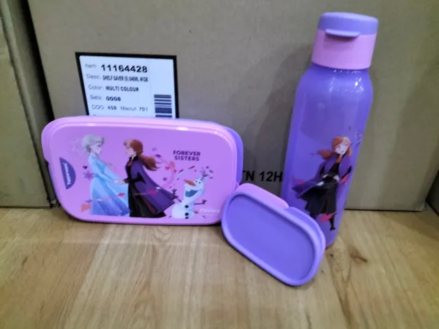 TupperwareBrand Disney Frozen Collectable Set/ Foodie Buddy Outer & Inner Contai