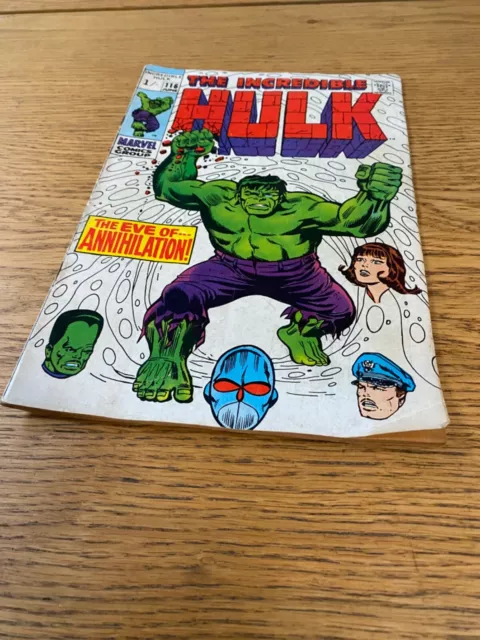 The Incredible Hulk The Eve Of Annihilation June 116 1969