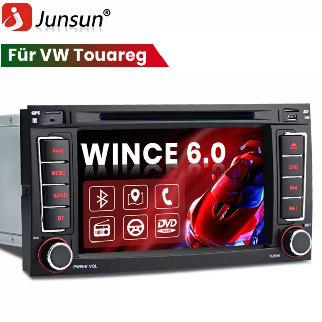 Für VW T5 Transporter Touareg Autoradio DAB+ GPS Navi USB SWC WINCE 6.0 2 DIN BT