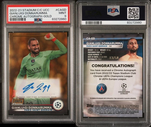 Venta Cromo De Gianluigi Donnarumma Paris Saint-Germain Topps Stickers Champions 2021 22 Gianluigi Donnarumma Paris Saint Germain 88