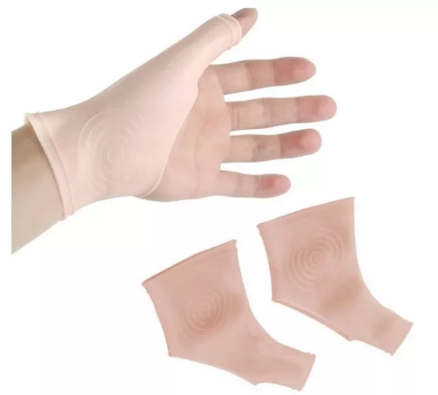 Support Wrist Thumb Brace Arthritis Silicone Hand Pain Relief Gel Glove Carpal T