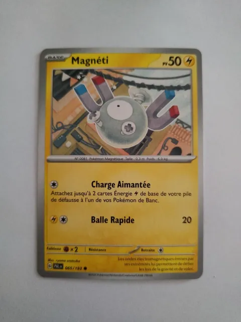 Carte Pokémon - Magnéti 065/193 - Évolutions À Paldea EV2