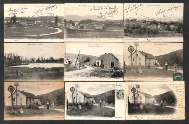 88 - Lot 9 CPA - BAN-DE-SAPT (3), BULGNÉVILLE, LE COL DU BONHOMME (5)