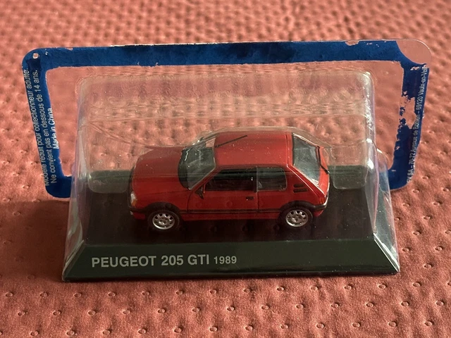 Voiture 🚗 Miniature PEUGEOT 205 GTI 1989 NOREV 1/43ème - Collection