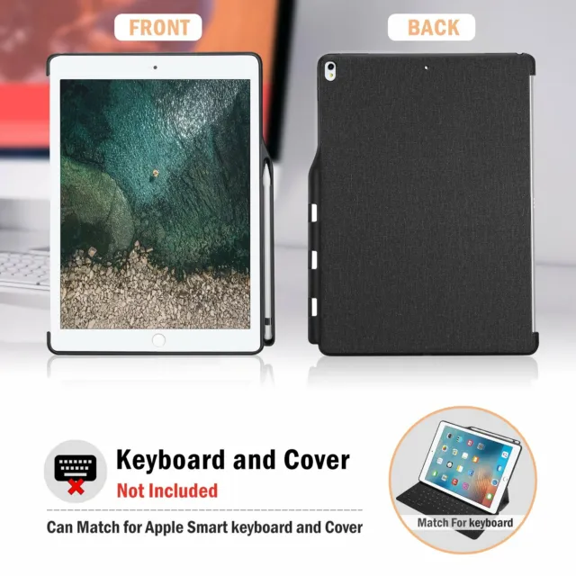 Case for iPad Pro 12.9 (2015/2017) Back Cover Smart Keyboard 1st Gen/2nd Gen NEW