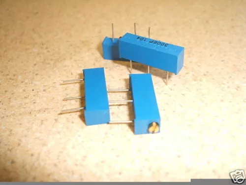 19mm Multiturn Cermet Trimmer Pot Resistor 50K 4pk