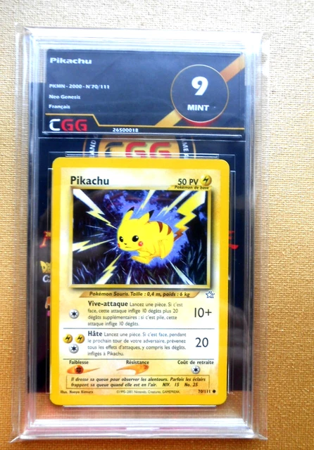 CARTE POKEMON PIKACHU 70/111 Edition 1 Neo Genesis EUR 22,00 - PicClick FR