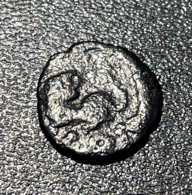 457-474 AD Leo I AE Nummis Nicomedia Mint Lion 0.64g 10.9mm Rare Byzantine Coin