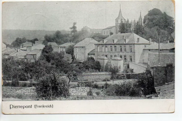 PIERREPONT - Meurthe et Moselle - CPA 54 - belle vue generale Feldpost