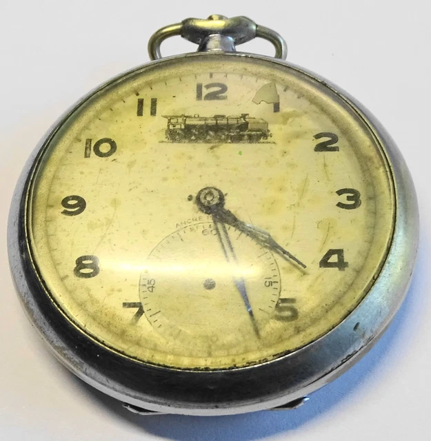 Verre De Montre à Gousset Minéral – Diamètre 42.6 Mm, Neuf, France
