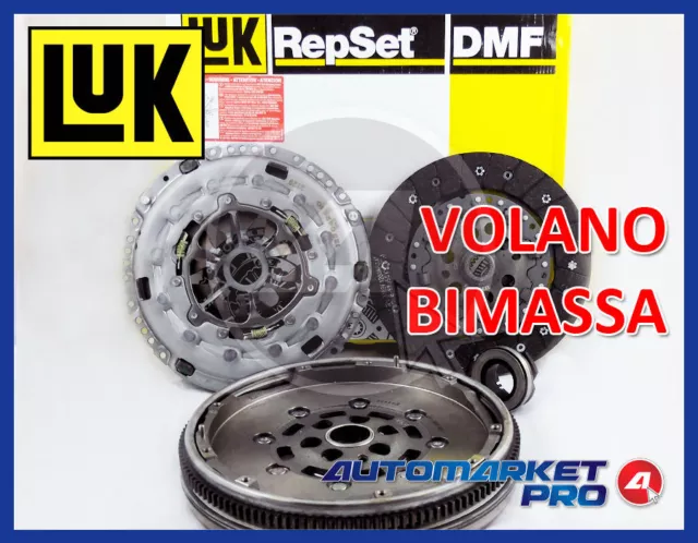 Kit Frizione 4 Pezzi Con Volano Bimassa Luk Seat Altea Leon Toledo 1.9 Tdi