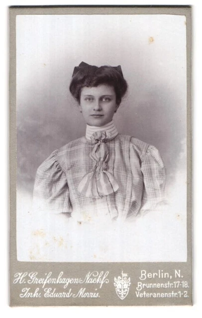 Fotografie H. Greifenhagen Nachf., Berlin, Brunnenstr. 17-18, Portrait Fr. Spec