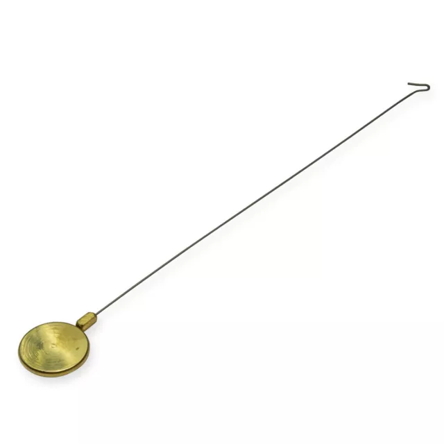 Brass silk pendulum bob & rod hook wall clocks suspension clock part french NEW
