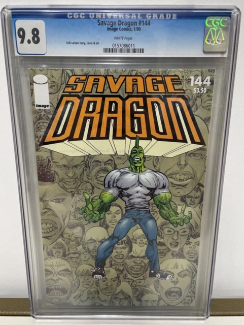 Savage Dragon #144 CGC 9.8 Graded Erik Larson Image Comics Slab Universal Grade